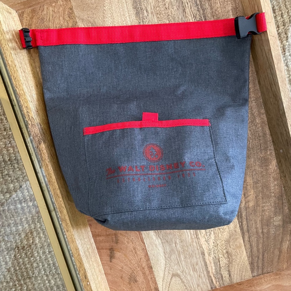 Disney Blue Red Canvas Small Dry Bag